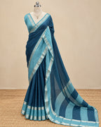 Deep Blue Georgette saree