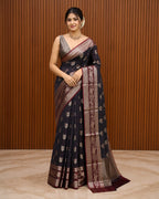 Coffee Brown Semi Silk