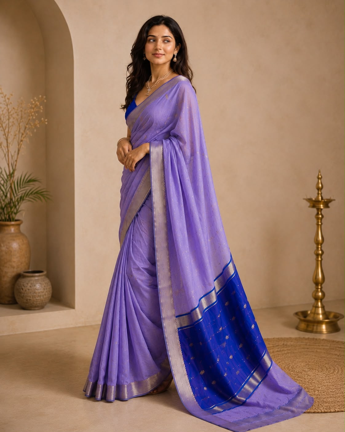 Maheswari Silk cotton Saree