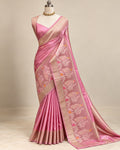 Pink Soft Silk Saree