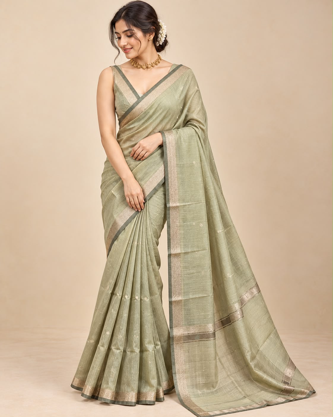 Patel Green Saree